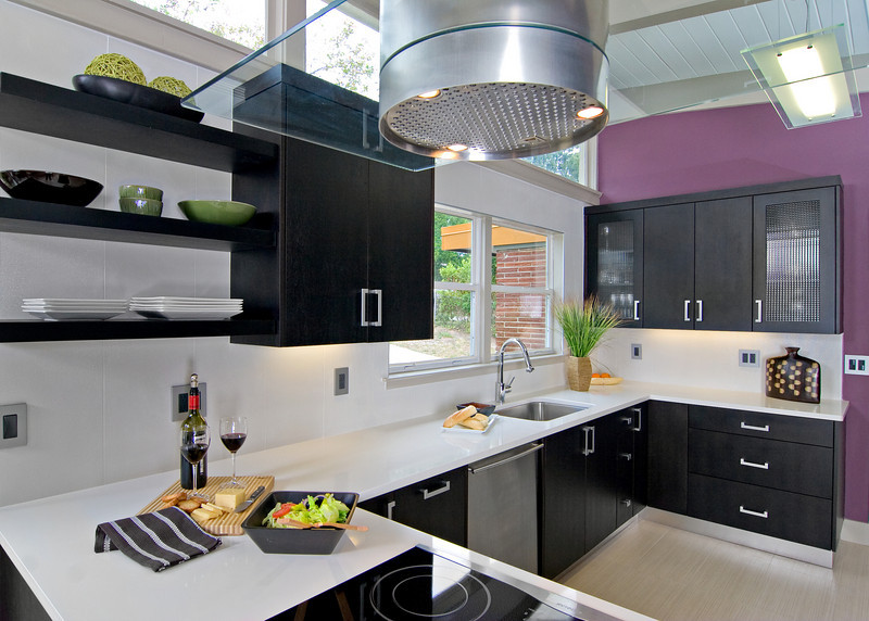 Modern retro kitchen - Modern kitchen set interior